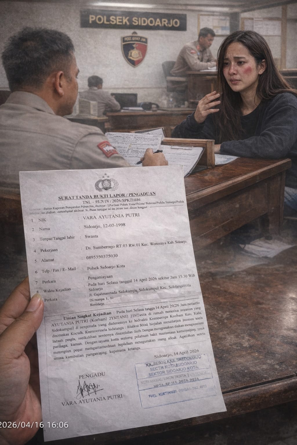 Diduga dianiaya kerbat , perempuan di Sidoharjo tempuh jalur hukum